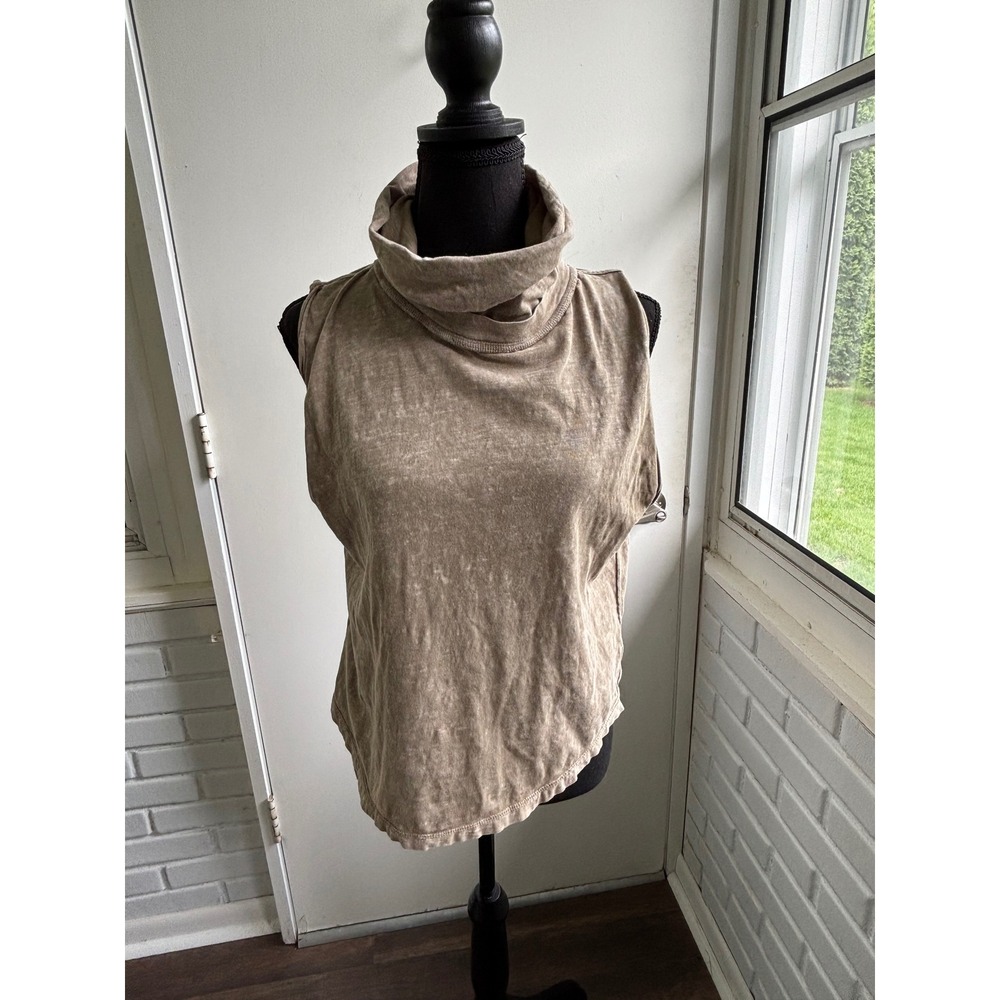 We The Free Free People Cowl Neck Sleeveless Top Small boho‎ minimalist Layered
